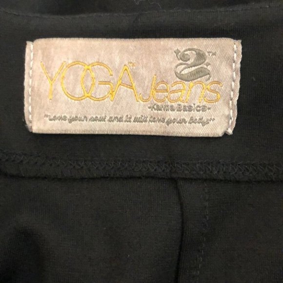 Yoga Jeans Black Two-Tone Pencil Skirt - Picture 6 of 10